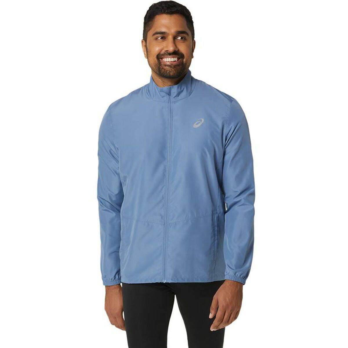 Sportsjakke til Mænd Asics Core Blå Hvid XL