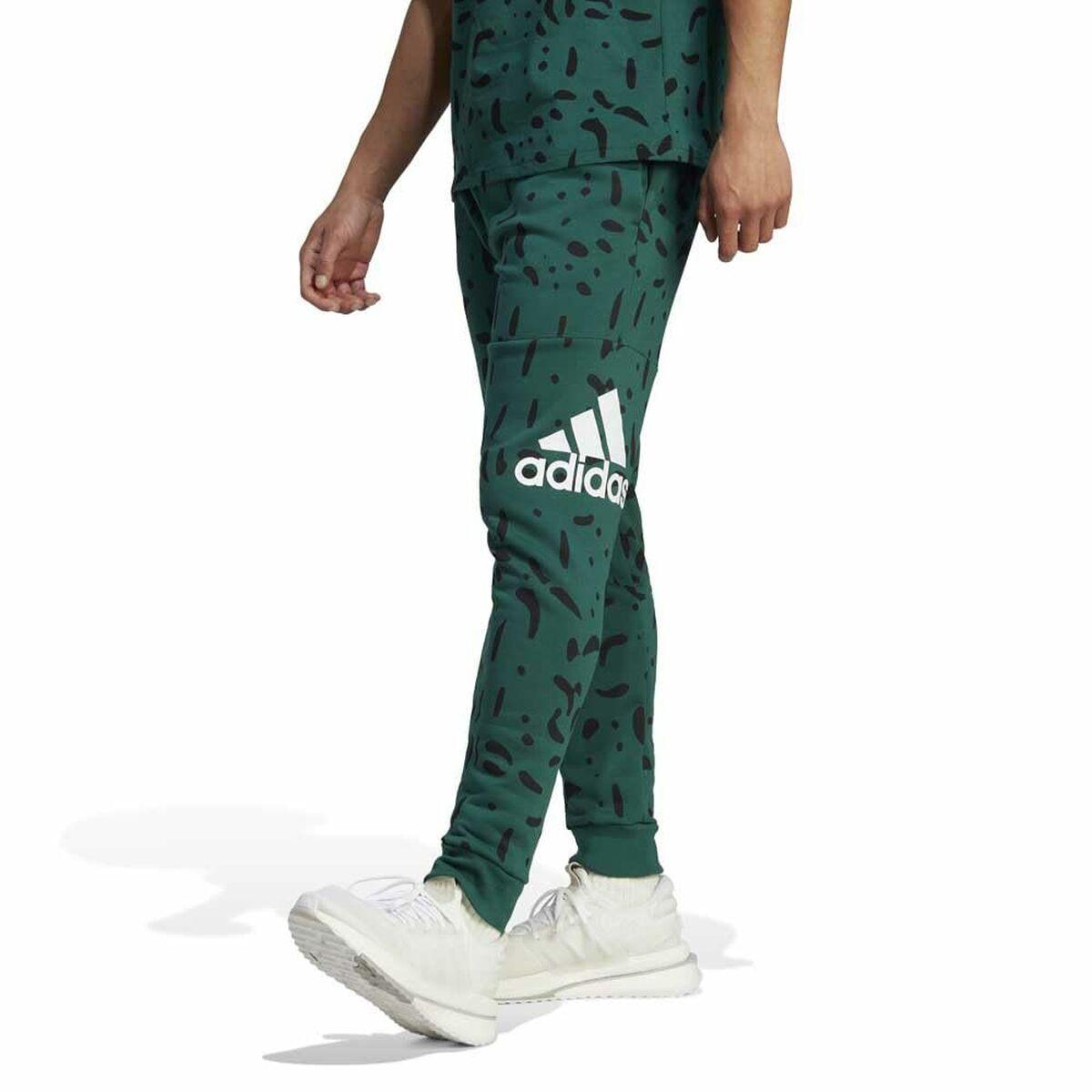 Adidas joggingbukser til mænd - Grøn, str. M