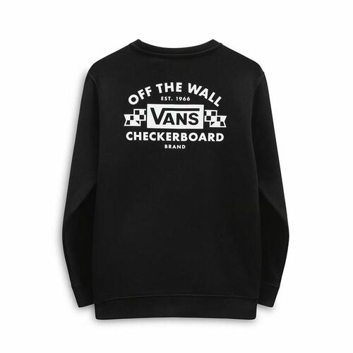 Hættetrøje til Børn Vans Workshop Hvid Sort 10-12 år