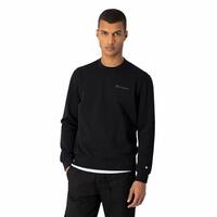 Hættetrøje til Mænd Champion Crewneck Hvid Sort S
