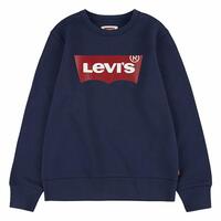 Sweatshirt til Børn Levi's Batwing Hvid Mørkeblå 4 år