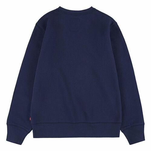 Sweatshirt til Børn Levi's Batwing Hvid Mørkeblå 4 år