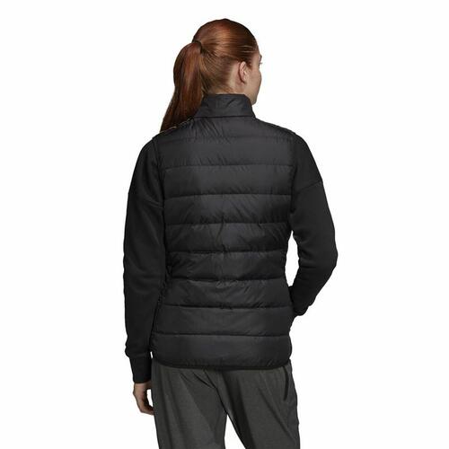 Sportsjakke til damer Adidas Ess Down Hvid Sort Vest XS