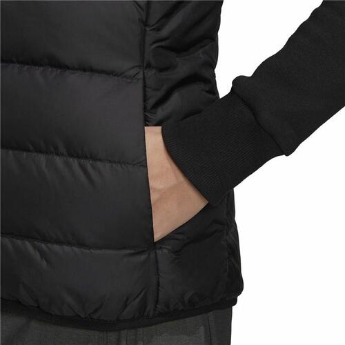 Sportsjakke til damer Adidas Ess Down Hvid Sort Vest XS