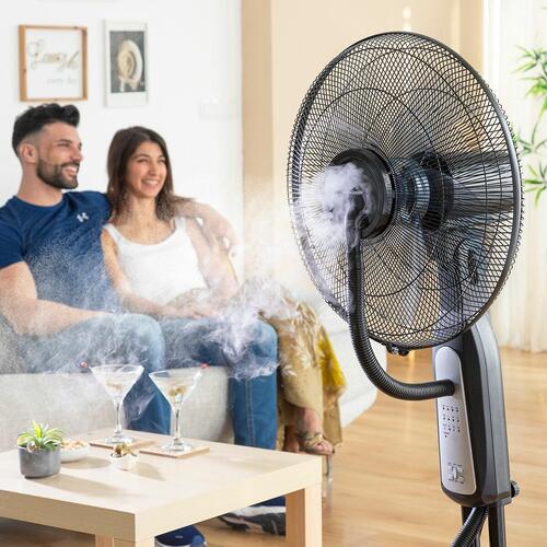 Spray ventilator med fod med fjernbetjening Sort 2,8 L 90 W (OUTLET A)