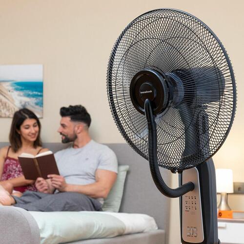 Spray ventilator med fod med fjernbetjening Sort 2,8 L 90 W (OUTLET A)