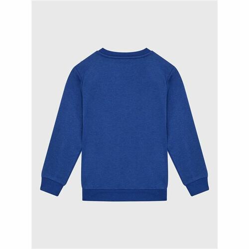 Hættetrøje til Børn Champion Crewneck Blå Hvid 11-12 år