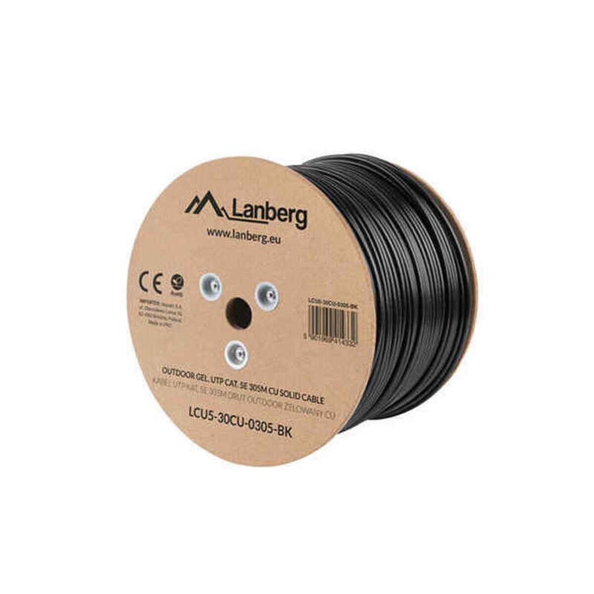 Lanberg bulk cable - 305 m - black RAL 9004 - Sort - 305 meter
