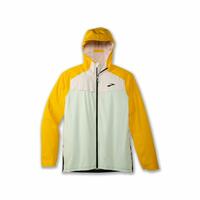 Sportsjakke til Mænd Brooks High Point Waterproof Hvid S