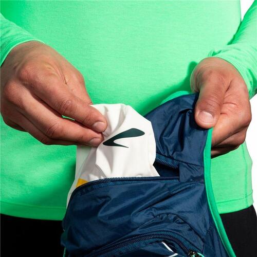 Sportsjakke til Mænd Brooks High Point Waterproof Hvid S