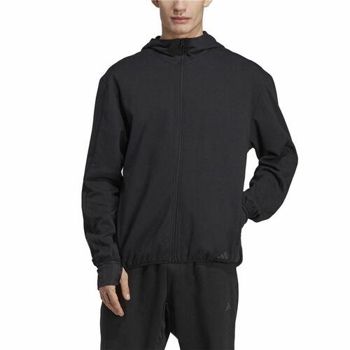 Sportsjakke til Mænd Adidas Base Sort Hvid S