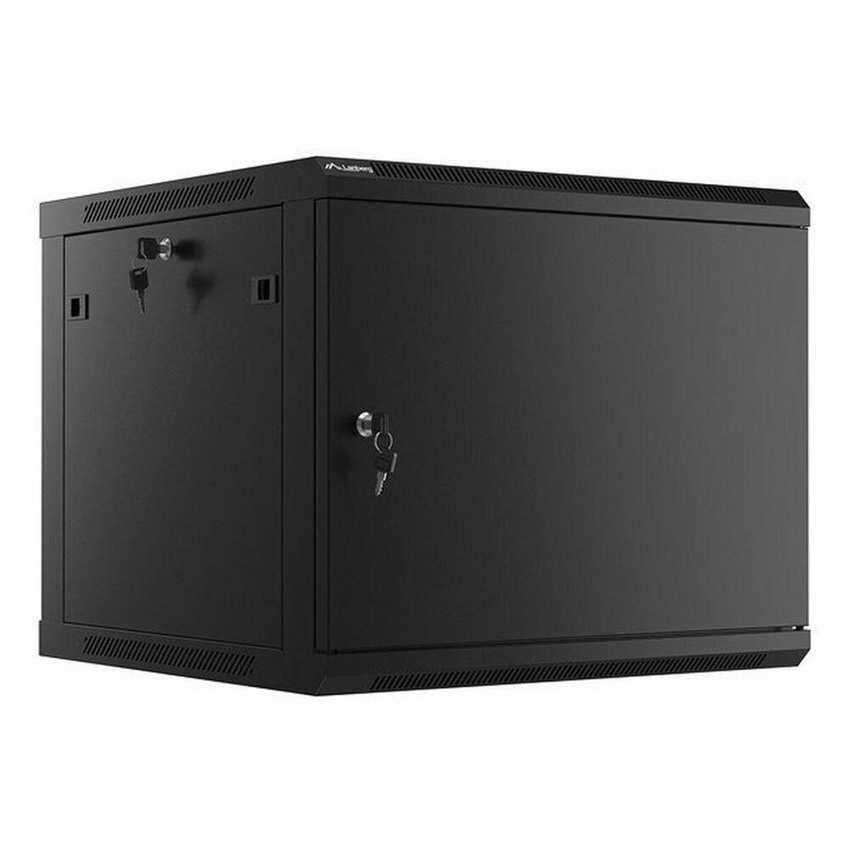 Lanberg vægmonteret rack kabinet WF01-6609-00B, 19", 60 cm, sort billede