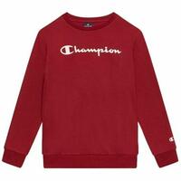 Sweatshirt til Børn Champion Crewneck Hvid Rød 15-16 år