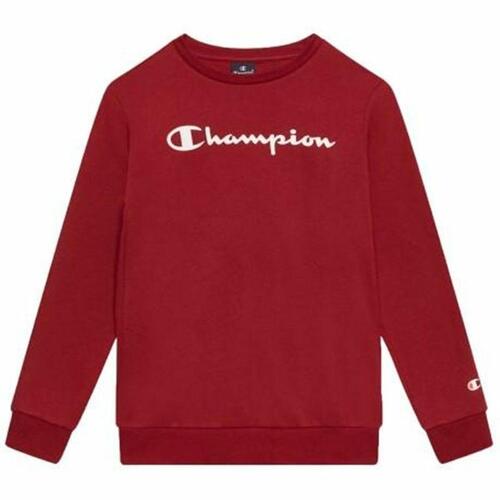 Sweatshirt til Børn Champion Crewneck Hvid Rød 15-16 år