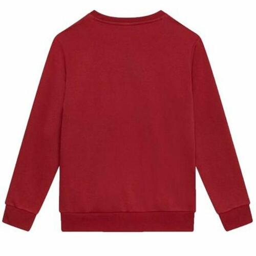 Sweatshirt til Børn Champion Crewneck Hvid Rød 15-16 år