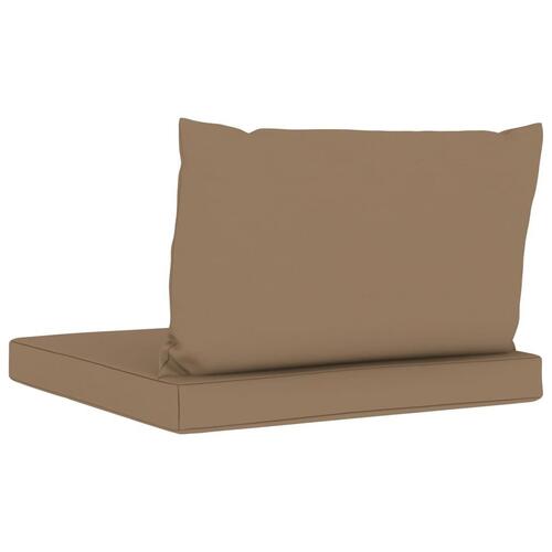 Pallehynder 2 stk. oxfordstof gråbrun (OUTLET A+)