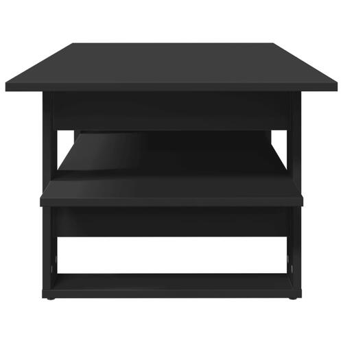Sofabord 102x55x42 cm konstrueret træ sort