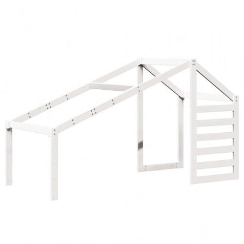 Stel til husseng 198x87x113 cm massivt fyrretræ hvid