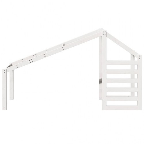 Stel til husseng 198x87x113 cm massivt fyrretræ hvid