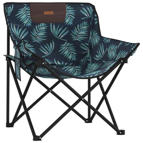 Campingstole med lommer 2 stk. foldbar Efterlad tryk