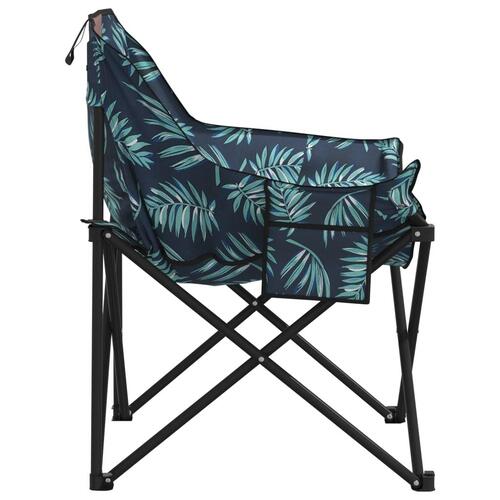 Campingstole med lommer 2 stk. foldbar Efterlad tryk