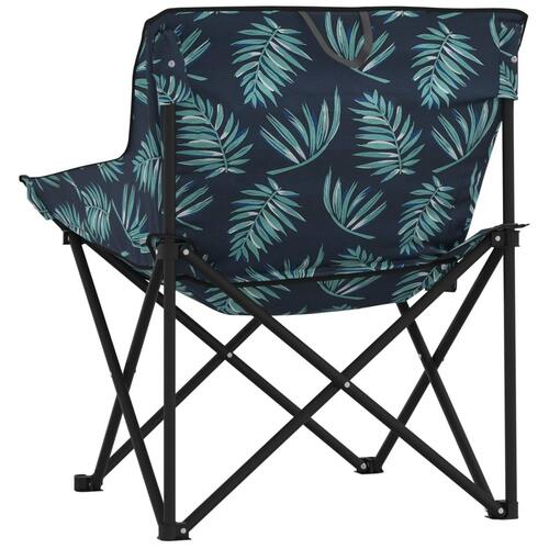 Campingstole med lommer 2 stk. foldbar Efterlad tryk
