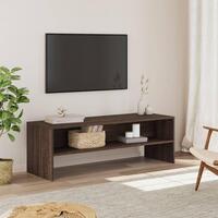 Tv-bord 120x40x40 cm konstrueret træ brun egetræsfarve