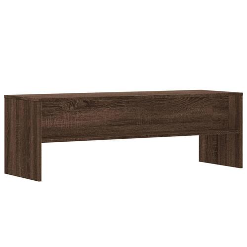 Tv-bord 120x40x40 cm konstrueret træ brun egetræsfarve