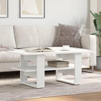 Sofabord 102x55x42 cm konstrueret træ hvid