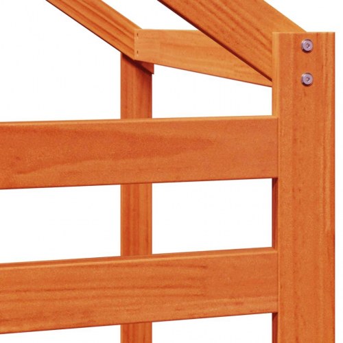 Stel til husseng 198x87x113 cm massivt fyrretræ gyldenbrun