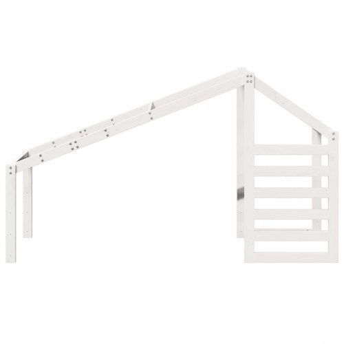 Stel til husseng 198x97x113 cm massivt fyrretræ hvid