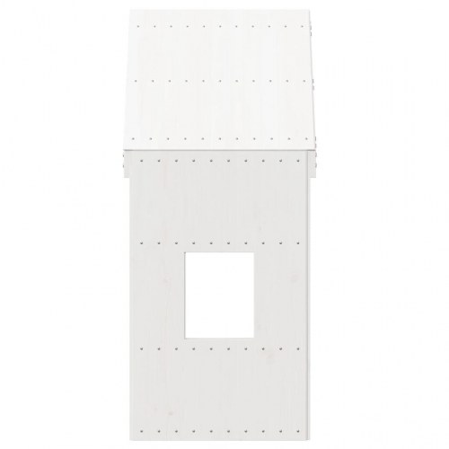 Stel til husseng 60x99x139,5 cm massivt fyrretræ hvid
