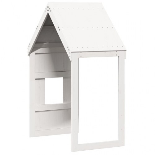 Stel til husseng 60x99x139,5 cm massivt fyrretræ hvid