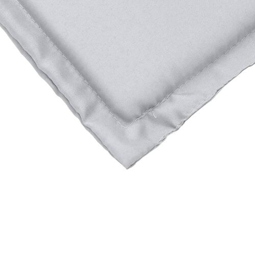 Udendørs sædehynder 2 stk. 45x45x2 cm firkantet lysegrå