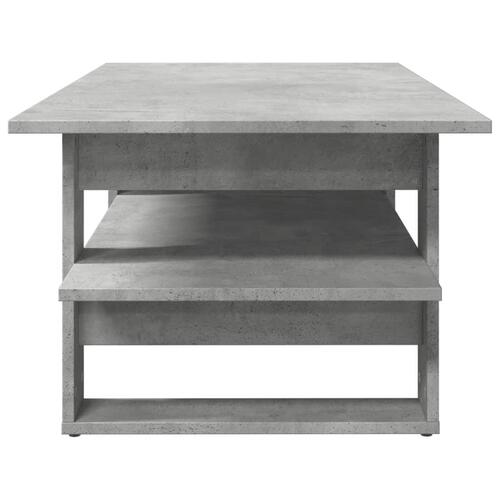 Sofabord 102x55x42 cm konstrueret træ betongrå