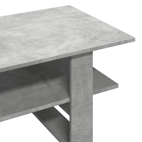 Sofabord 102x55x42 cm konstrueret træ betongrå