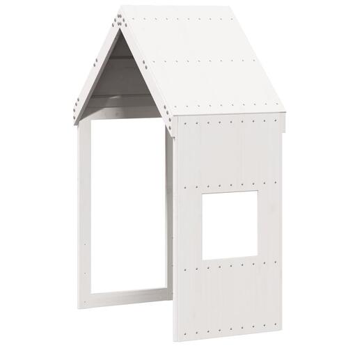 Stel til husseng 55x99x139,5 cm massivt fyrretræ hvid