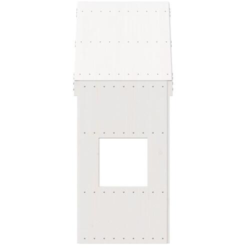 Stel til husseng 55x99x139,5 cm massivt fyrretræ hvid