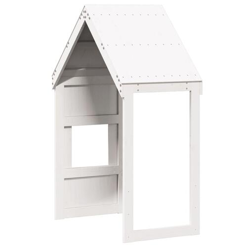 Stel til husseng 55x99x139,5 cm massivt fyrretræ hvid