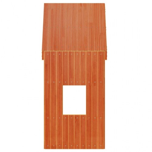 Stel til husseng 60x99x139,5 cm massivt fyrretræ gyldenbrun