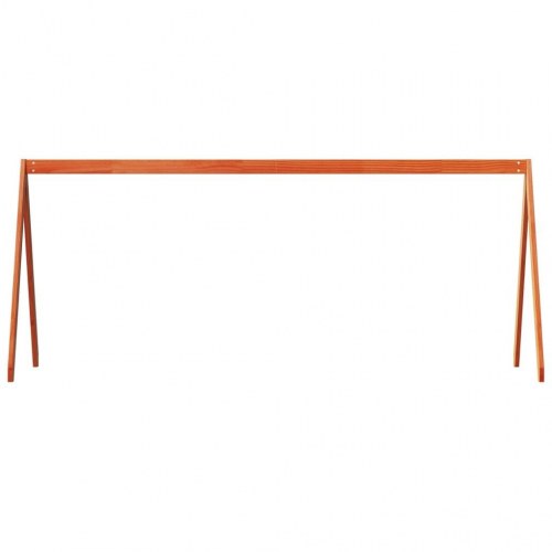 Stel til husseng 209x95,5x88 cm massivt fyrretræ gyldenbrun