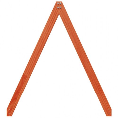 Stel til husseng 209x95,5x88 cm massivt fyrretræ gyldenbrun