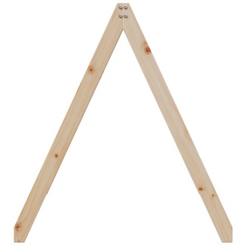 Stel til husseng 199x80,5x88 cm massivt fyrretræ