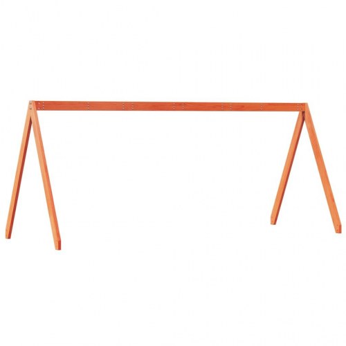 Stel til husseng 199x80,5x88 cm massivt fyrretræ gyldenbrun