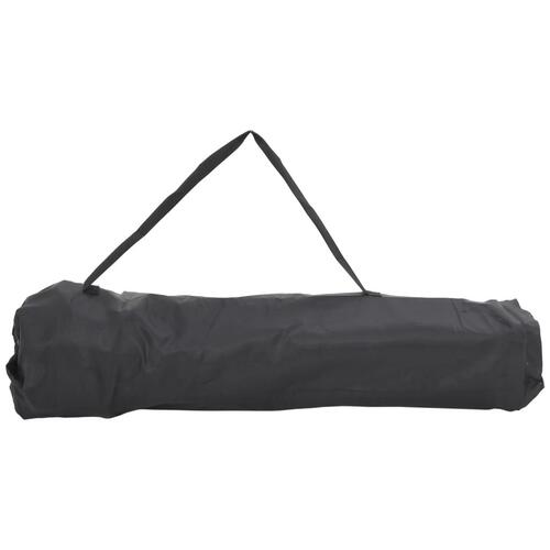Campingstole med lommer 2 stk. foldbar grå