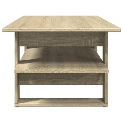 Sofabord 102x55x42 cm konstrueret træ sonoma-eg