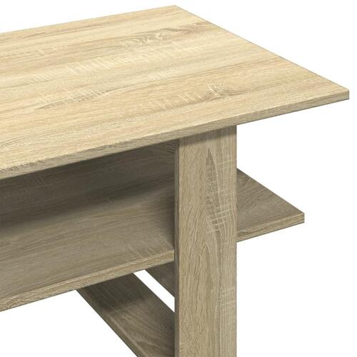 Sofabord 102x55x42 cm konstrueret træ sonoma-eg