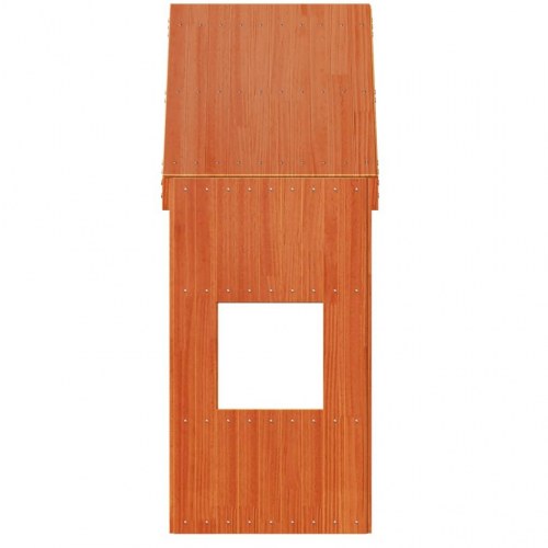Stel til husseng 55x99x139,5 cm massivt fyrretræ gyldenbrun