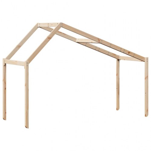 Stel til husseng 203x95,5x142 cm massivt fyrretræ
