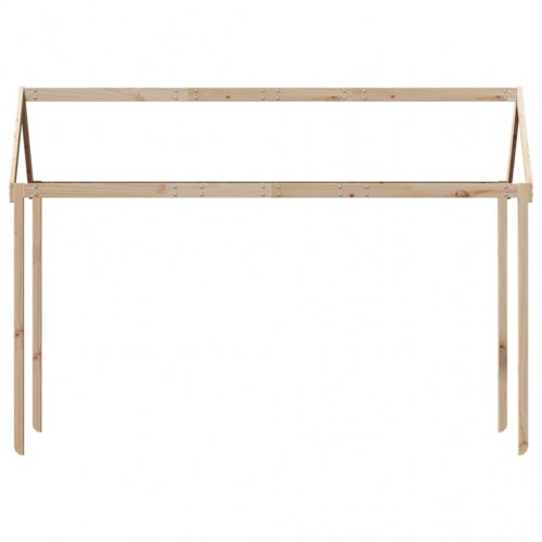 Stel til husseng 217x85,5x154 cm massivt fyrretræ